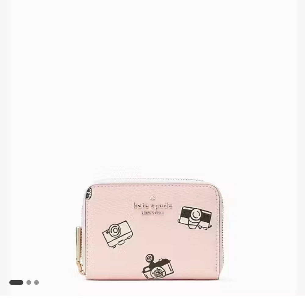 Kate Spade oh Snap Camera small zip card holder